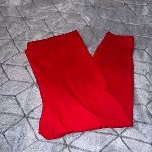 Powehold Fabletics Red Leggings